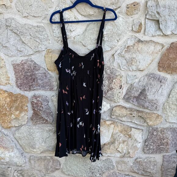 Torrid black origami crane print dress size 1 - Picture 5 of 8